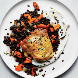 Make this Hearty Roast Chicken With Lentils and Yogurt in 50 Minutes