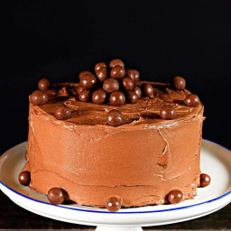 Malted Chocolate Cake Recipe