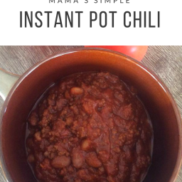 Mama's Simple Instant Pot Chili