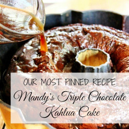 Mandy’s Triple Chocolate Kahlua Cake