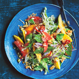 Mango And Herb Salad With Sesame Ginger Dressing