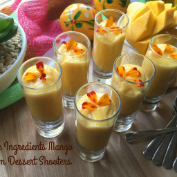 Mango Cream Dessert Shooters