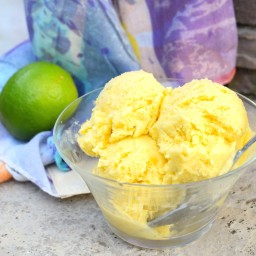 Mango Lime Ice Cream