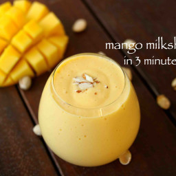 mango milkshake recipe | fresh mango shake | how to make mango shake