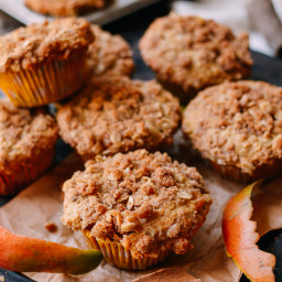 Mango Muffins with Oatmeal Crumb Topping