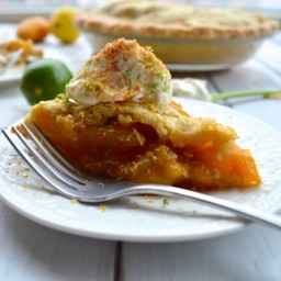 Mango Pie Recipe with Citrus Whipped Cream