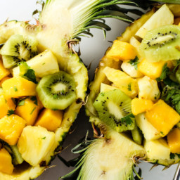 Mango, Pineapple, and Kiwi Salad
