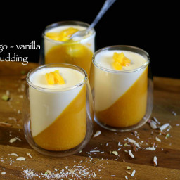 mango pudding recipe | mango pudding dessert | mango panna cotta