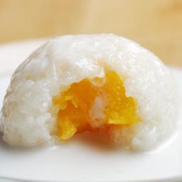 Mango-Stuffed Sticky Rice Balls Recipe by Tasty