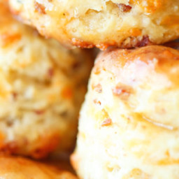 Maple Bacon Cheddar Biscuits