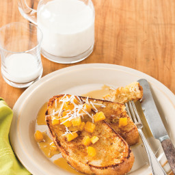 Maple Caramelized Pineapple and Coconut French Toast 