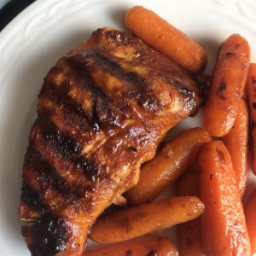 Maple Glazed Chicken and Carrots