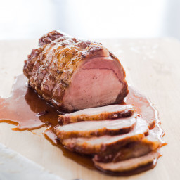 Maple-Glazed Pork Roast with Rosemary