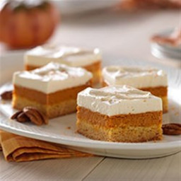 Maple-Pumpkin Pie Bars Recipe