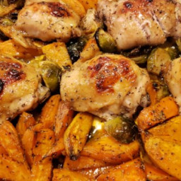 Maple-Roasted Chicken Thighs Recipe