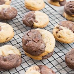 Marble Soft Chocolate Chip Cookies