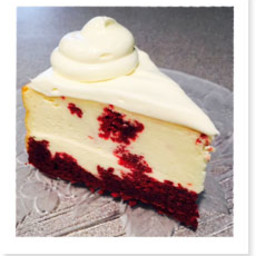 Marbled Red Velvet Cheesecake
