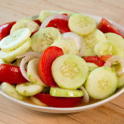 Marinated Cucumber-And-Tomato Salad