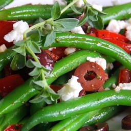 Marinated Green Beans with Olives, Tomatoes, and Feta Recipe