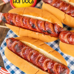 Marinated Grilled Hot Dogs