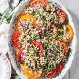 Marinated Lady Peas and Tomato Salad
