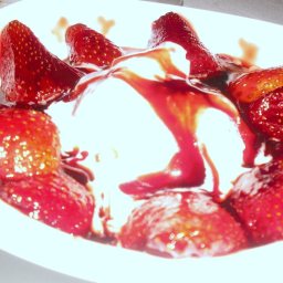 Marinated Strawberries with Mascarpone Cream