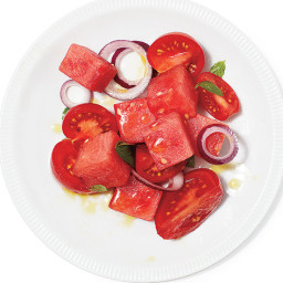 Marinated Watermelon and Tomato Salad