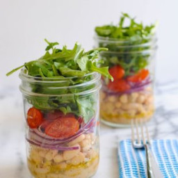 Marinated White Bean Salad Jars