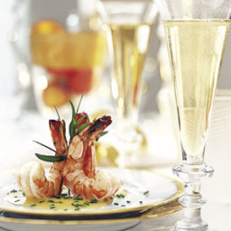 Marinated Shrimp with Champagne Beurre Blanc