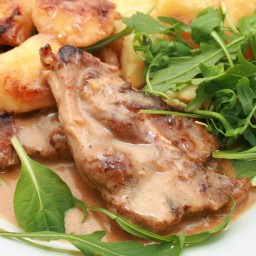 Marion's Butterfly Pork Chops and Gravy