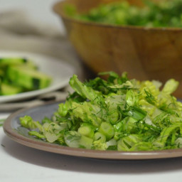 Maroulosalata (romaine lettuce salad)