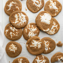 Marshmallow Ginger Cookies