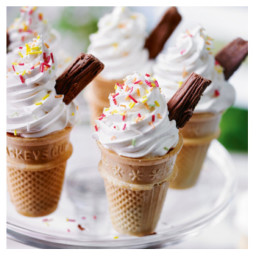Martha's Ice cream cone cupcakes