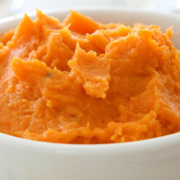 Mashed Butternut Squash with Brown Sugar
