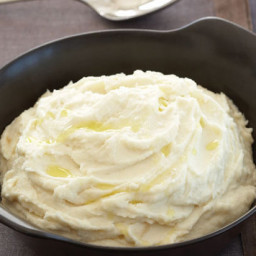 Mashed Potatoes with Manchego and Olive Oil