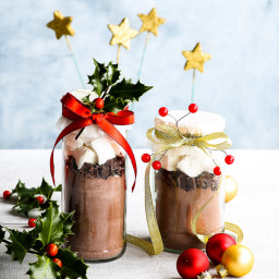 Mason Jar Hot Chocolate DIY Christmas Gifts