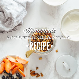 Master Homemade Granola Recipe: One Recipe, Multiple Possibilities (Meal Pr
