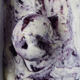 Masterchef finalist, Giovanna Ryan's, no-churn blueberry ripple ice cream r