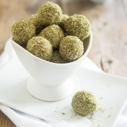 Matcha and Coconut Fat Bombs