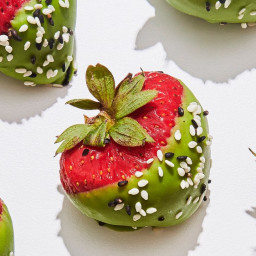 Matcha-Dipped Strawberries