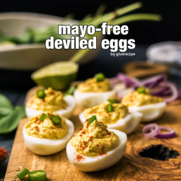 Mayo-Free Deviled Eggs