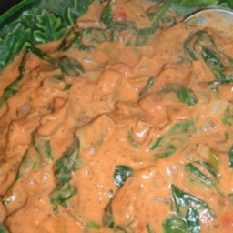 Mchicha - Tanzanian Spinach & Peanut Curry.