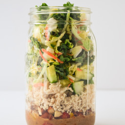 Meal Prep Mason Jar Asian Salad (Whole30, Paleo)