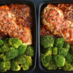 Meal Prep Pizza Chicken {GF, Low Calorie}