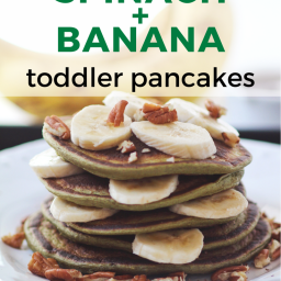 Meal Prep Spinach Banana Pancakes