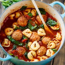 Meatball and Tortellini Soup