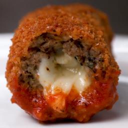Meatball Mozzarella Sticks Recipe by Tasty