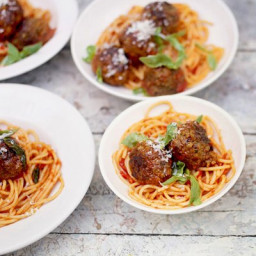 Meatballs and pasta