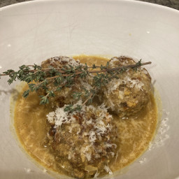 Meatballs in Coconut Broth
