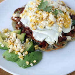 Meatless Monday: Huevos Rancheros with a Spiralized Potato “Tortilla”